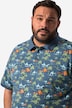 Men+ poloshirt buik-fit, korte mouwen, all-over print, tot 84/86