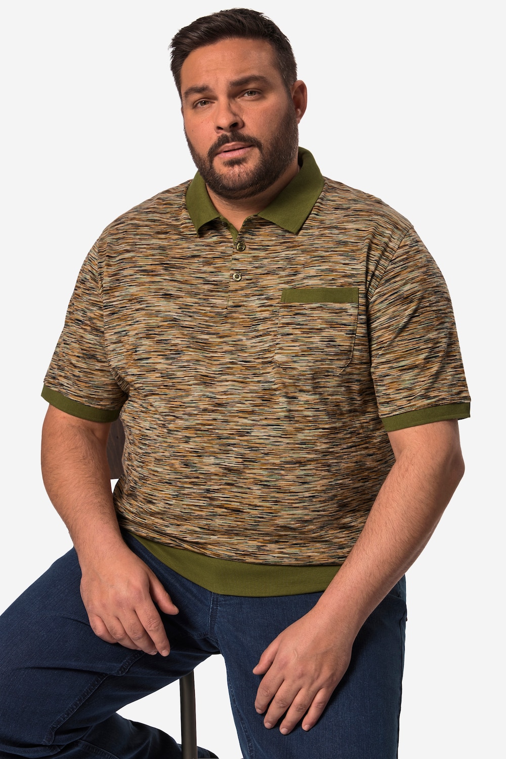Boston Park poloshirt, korte mouwen, buik-fit, tot maat 84/86
