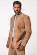 Veste en cuir de chèvre inspiration tenue traditionnelle, col montant - jusqu'au 72