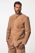 Veste en cuir de chèvre inspiration tenue traditionnelle, col montant - jusqu'au 72