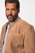 Veste en cuir de chèvre inspiration tenue traditionnelle, col montant - jusqu'au 72
