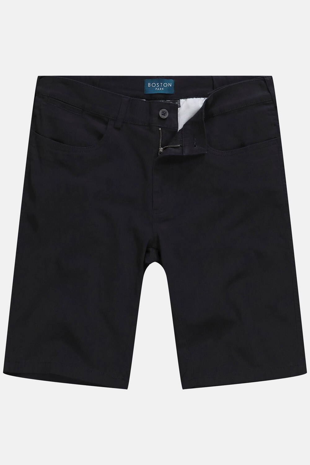 Stora storlekar Twillshorts, Her, blå, storlek: 68, Bomull, Boston Park