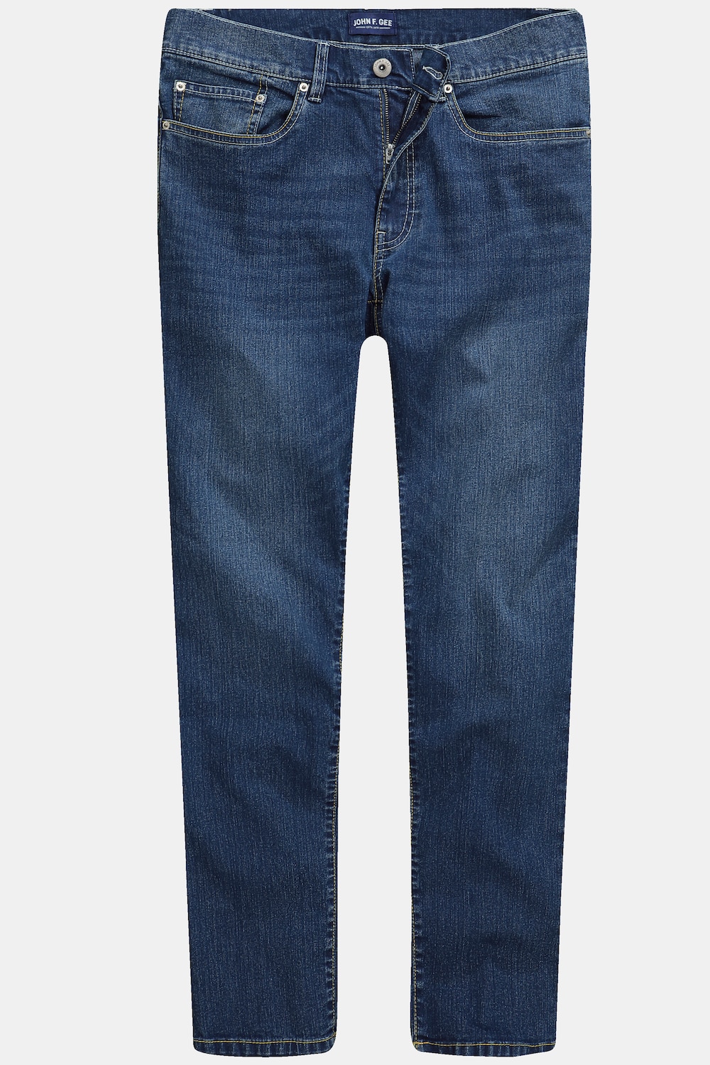 Stora storlekar Jeans, Her, blå, storlek: 27, Bomull/Polyester, John F. Gee