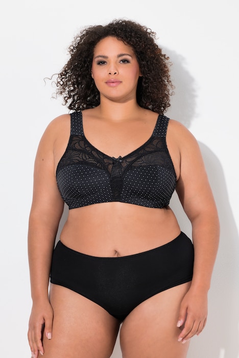 Dots and Lace Relief Bra