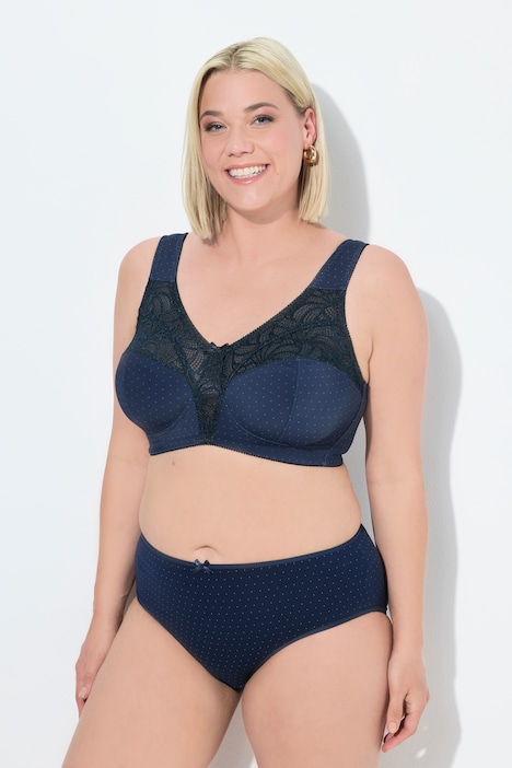 Dots and Lace Relief Bra