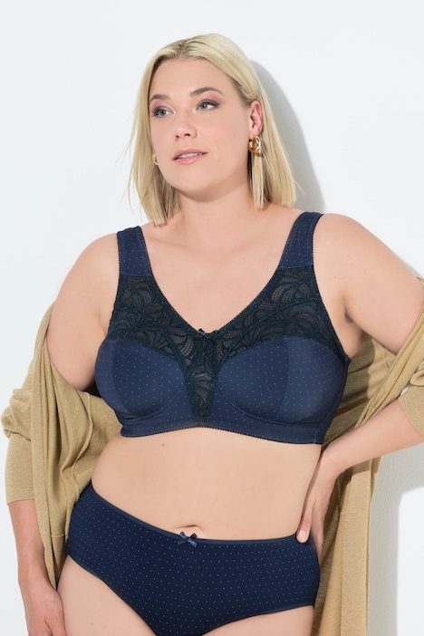 Dots and Lace Relief Bra