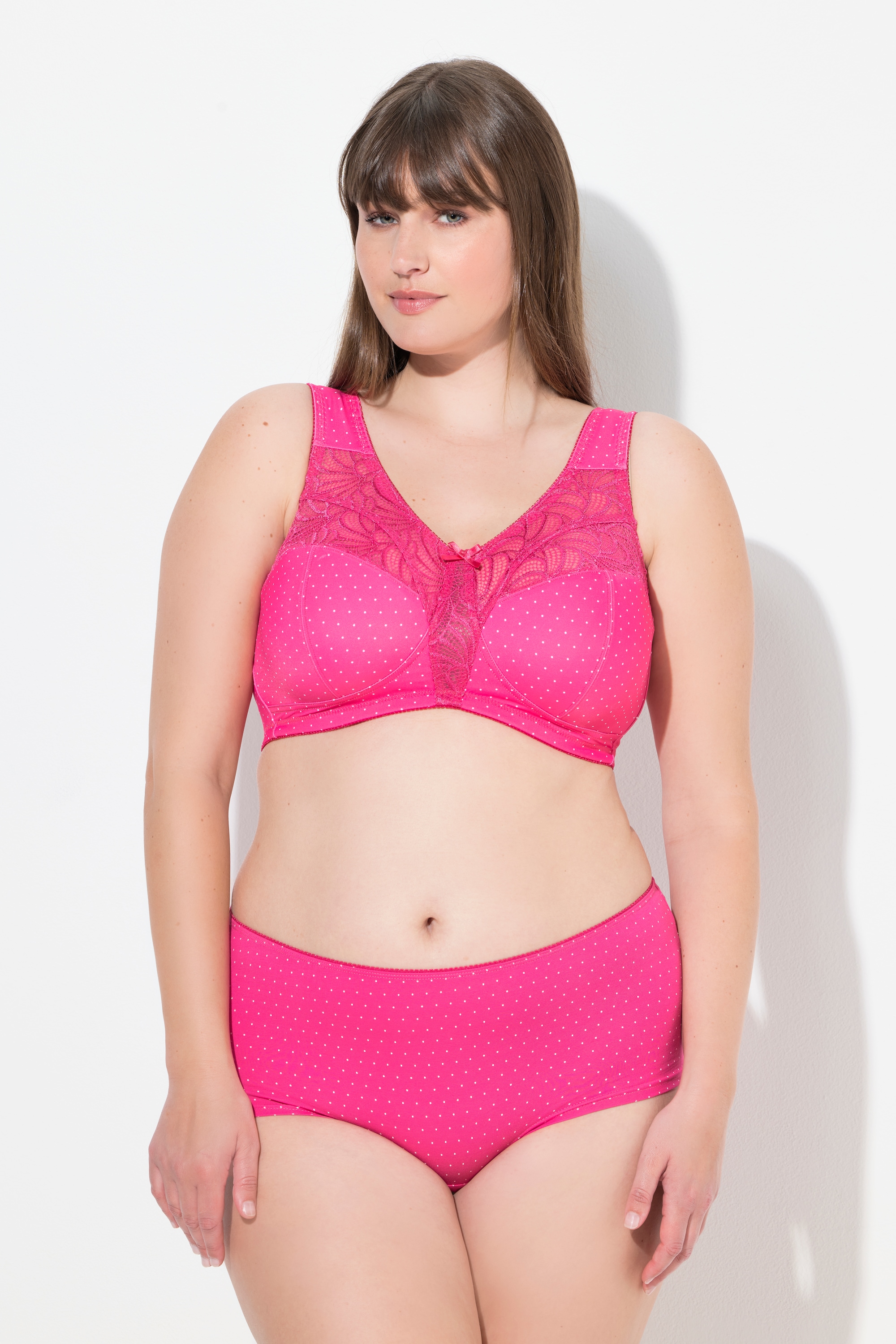 Ulla Popken Damen große Größen Entlastungs BH Spitze ohne Bügel 830454 - Produktbild 4