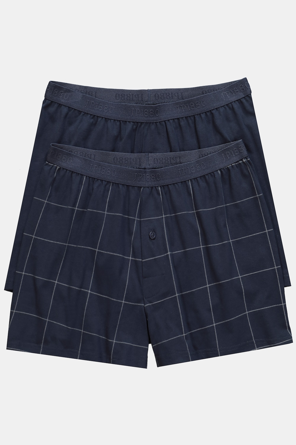 Große Größen JP1880 Boxershorts, Herren, blau, Größe: 6XL, Baumwolle, JP1880