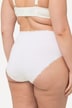 Maxi-slips, 3-pakning, blondekanter, prikker/ensfarget