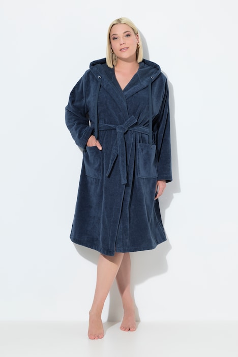 Terry Cloth Belted Bathrobe