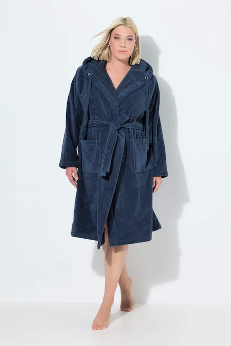 Terry Cloth Belted Bathrobe