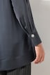 Bluse, Acetat, A-Linie, Hemdkragen, Langarm