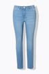 Jeans modello Sarah con taglio della gamba aderente e applicazioni