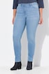 Jeans modello Sarah con taglio della gamba aderente e applicazioni