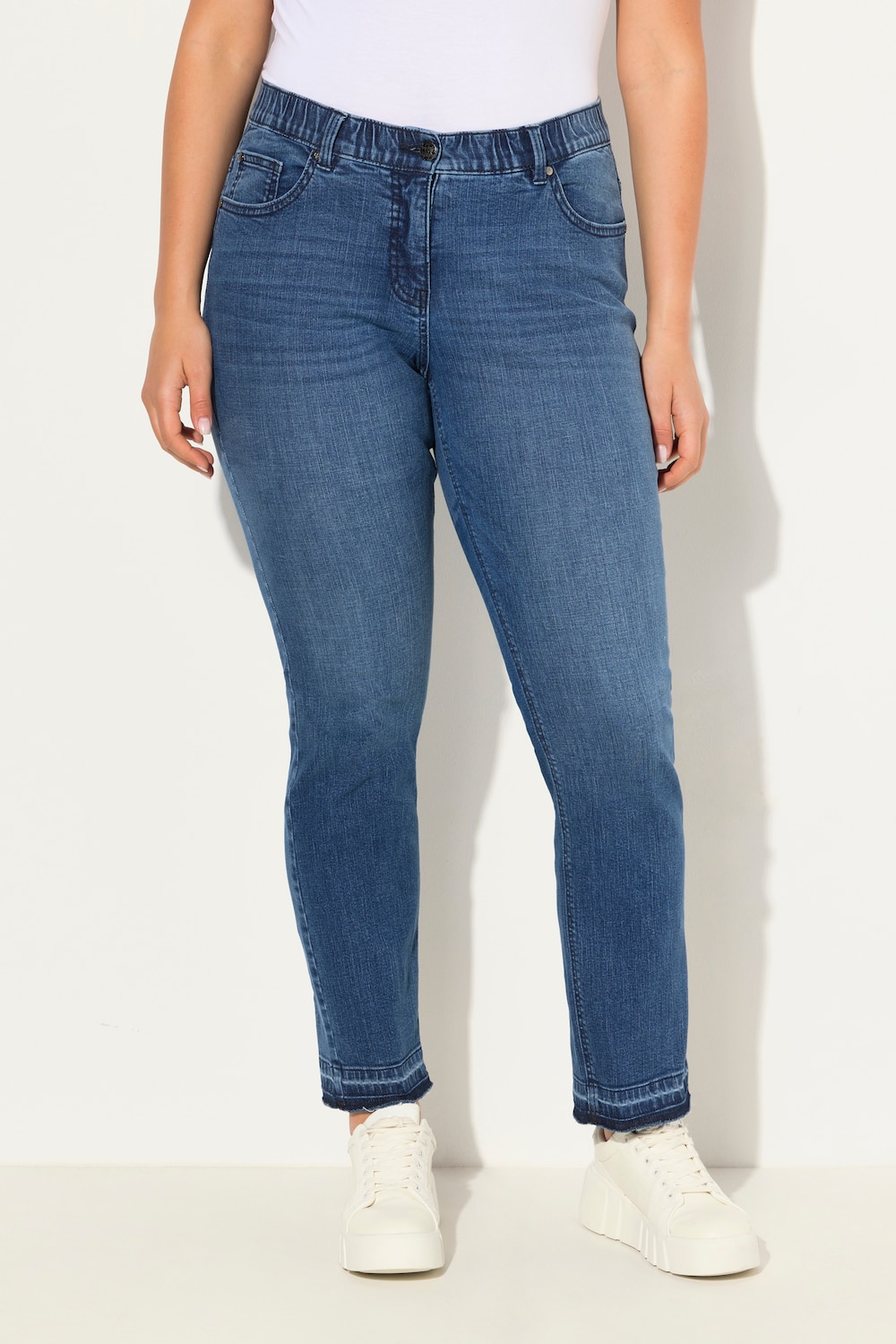 Große Größen Jeans Sammy, Damen, blau, Größe: 42, Baumwolle, Ulla Popken