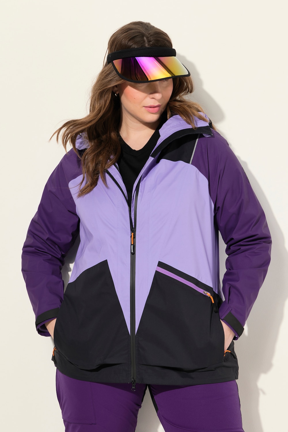 Große Größen Performance-Jacke, Damen, schwarz, Größe: 58/60, Polyester, Ulla Popken