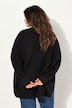 Chaqueta de punto, forma ovalada, proporción de lana, forma abierta