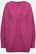 Strickjacke, Egg-Shape, Wollanteil, offene Form