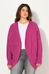 Strickjacke, Egg-Shape, Wollanteil, offene Form