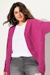 Strickjacke, Egg-Shape, Wollanteil, offene Form