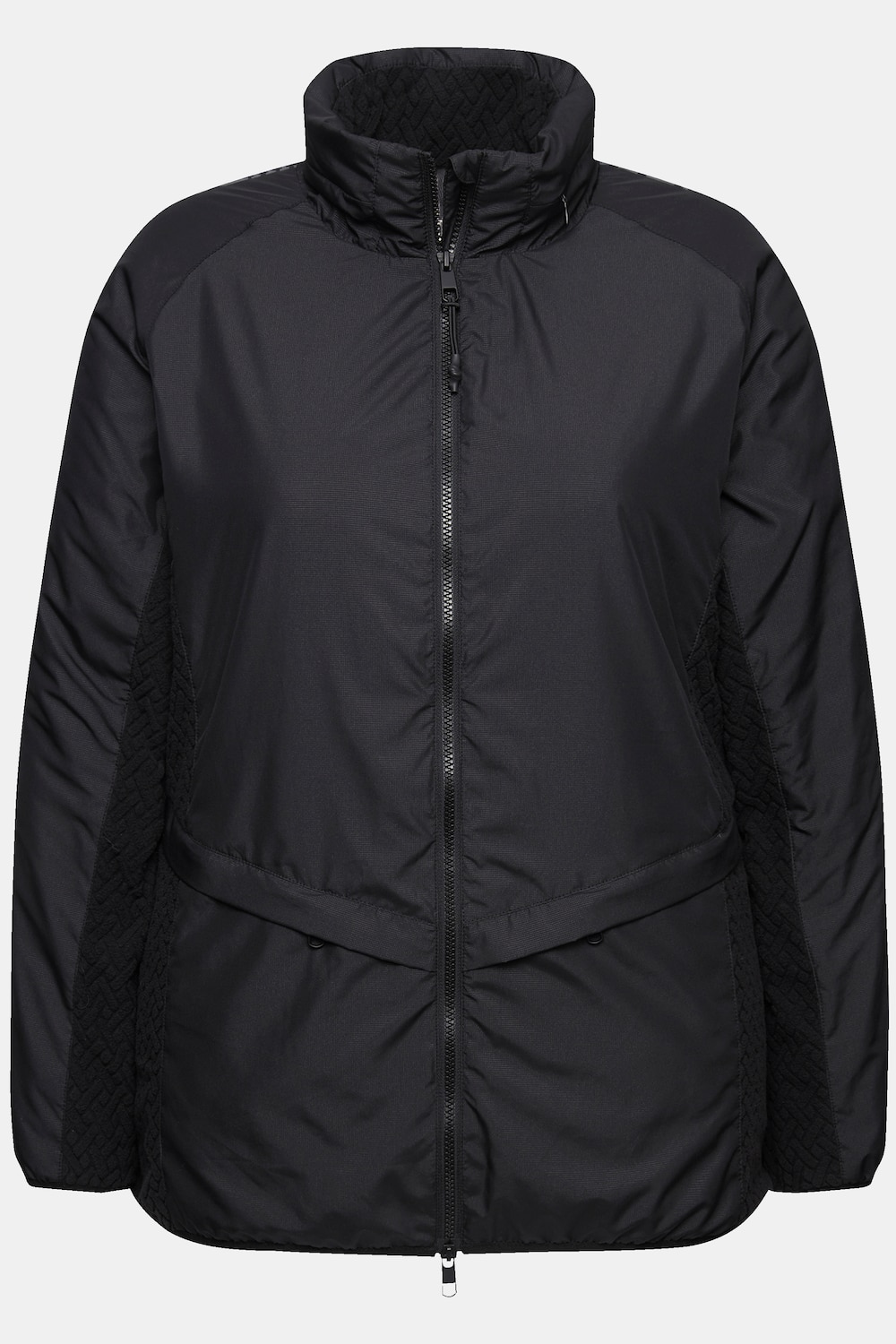 Stora storlekar Funktionsjacka, Dam, svart, storlek: 46/48, Polyester, Ulla Popken