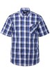 Kostkovaná košile Boston Park, krátké rukávy, límeček s knoflíky, Comfort střih, do 8XL