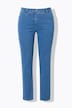 Jeans Sarah, stippen, smalle, taps toelopende pijpen