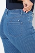 Jeans Sarah, stippen, smalle, taps toelopende pijpen