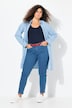 Jeans Sarah, stippen, smalle, taps toelopende pijpen