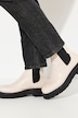Mom jeans, wijde pijpen, sierstuds, comfortabele tailleband