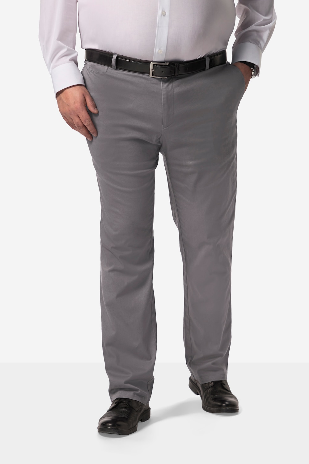 Men+ chino, platte voorkant, tot maat 82/41
