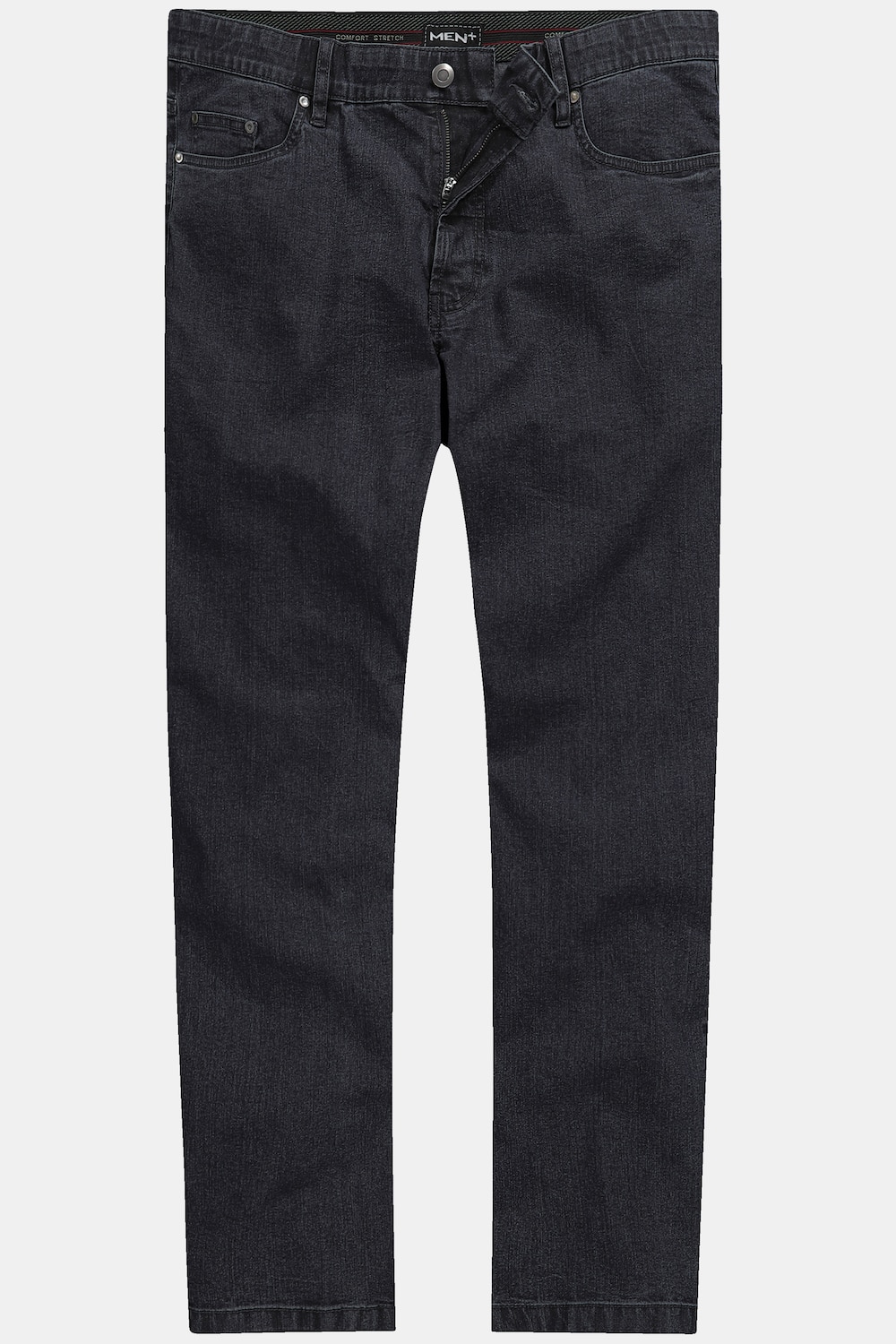 Stora storlekar Jeans, Her, grå, storlek: 29, Bomull/Polyester, Men Plus
