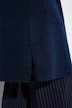 Long-Strickjacke, offene Form, V-Ausschnitt