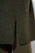 Long-Strickjacke, offene Form, V-Ausschnitt