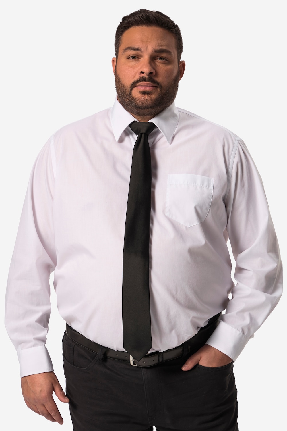 Men+ zakelijk overhemd, lange mouwen, EasyCare, Vario-kraag, comfort fit, tot 8XL