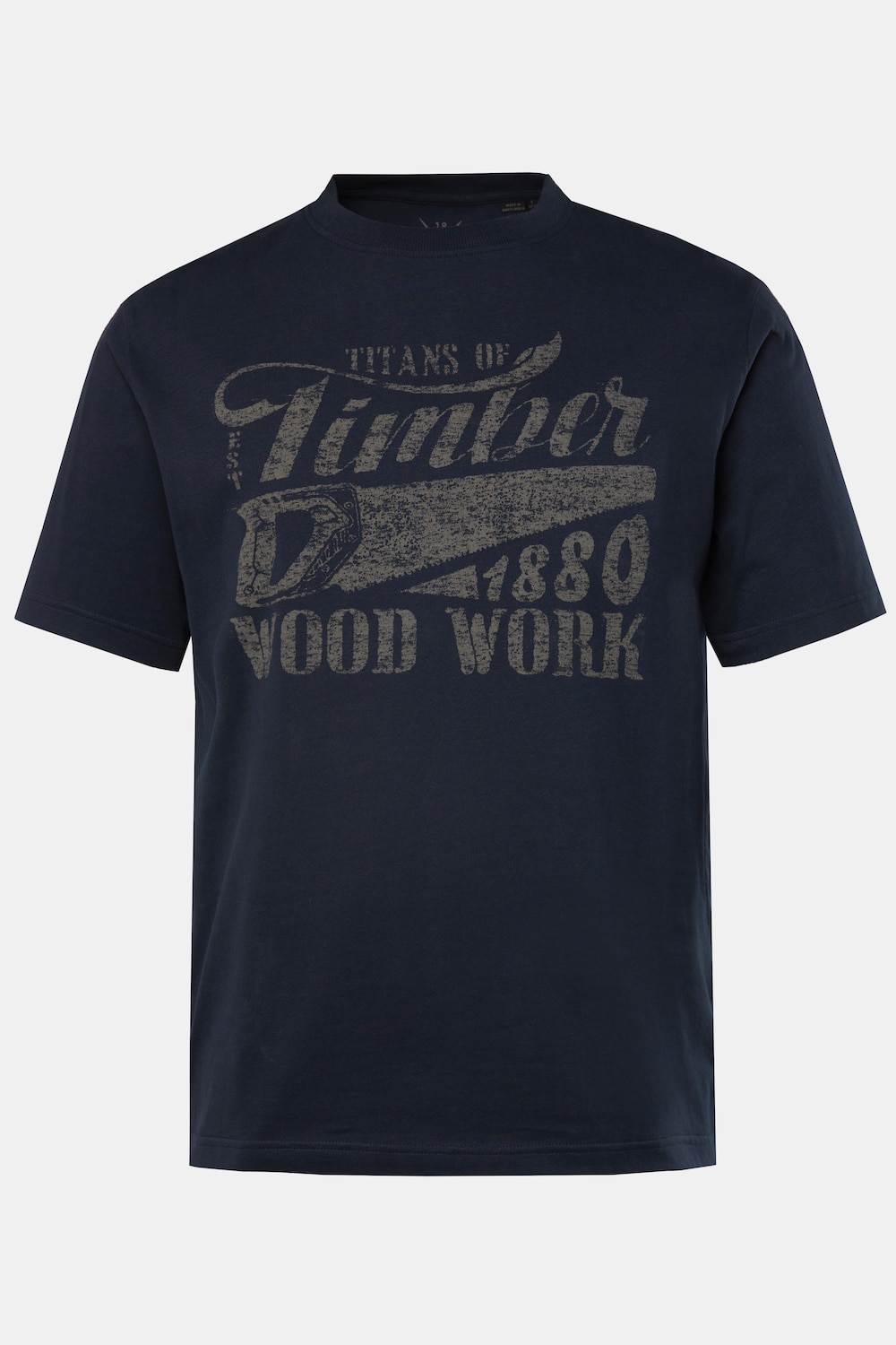 JP 1880 T-Shirt, Workwear, Halbarm, großer Print, bis 8 XL