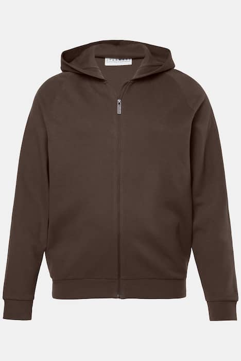 JP AWARE Loungewear-Kapuzenjacke, Nachhaltigkeit, GOTS zertifizierte Biobaumwolle, bis 8 XL