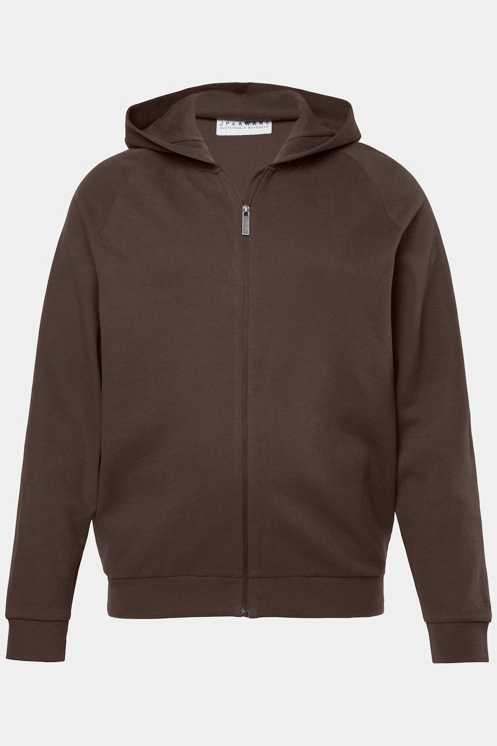 JP AWARE Loungewear-Kapuzenjacke, Nachhaltigkeit, GOTS zertifizierte Biobaumwolle, bis 8 XL