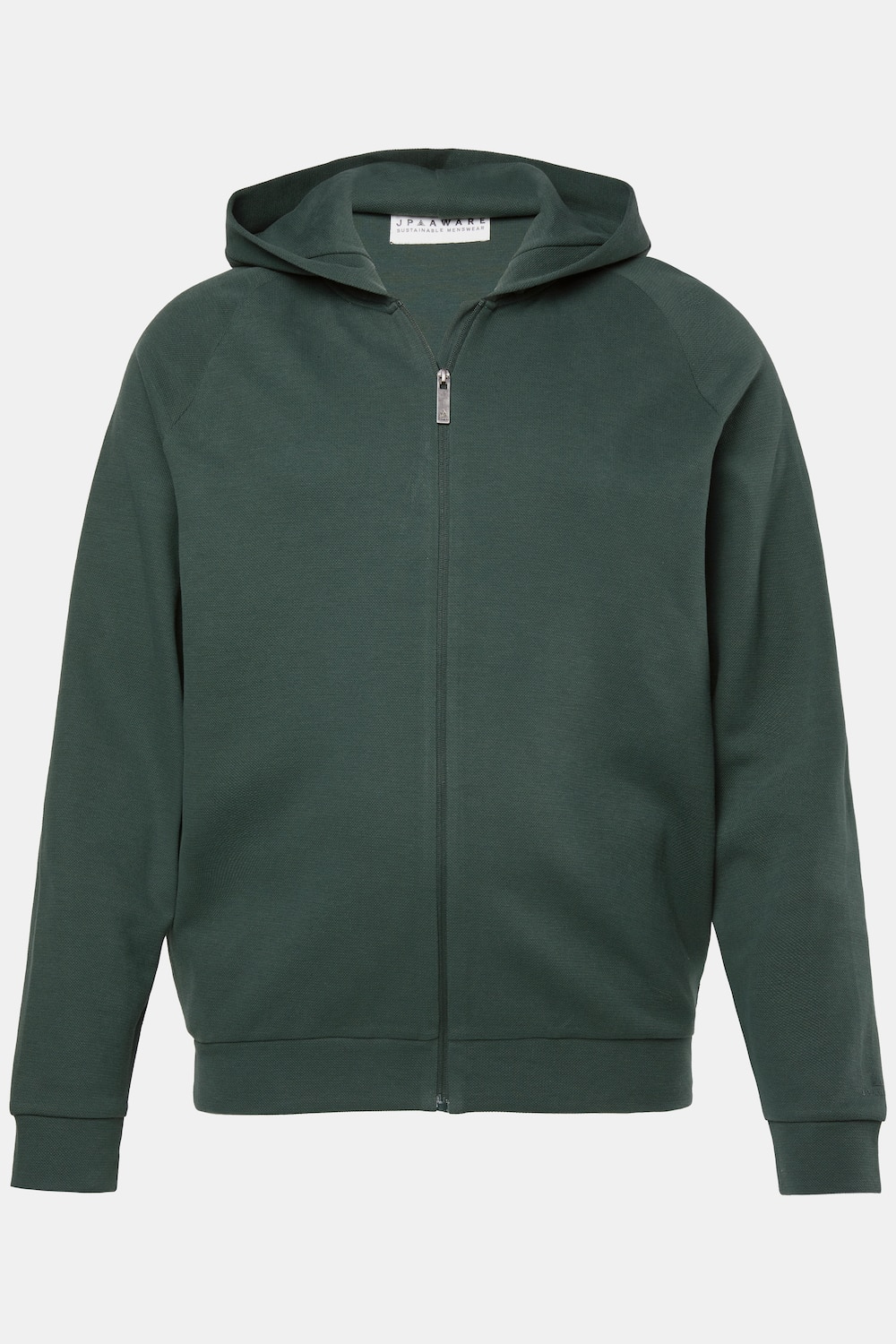 JP AWARE Loungewear-Kapuzenjacke, Nachhaltigkeit, GOTS zertifizierte Biobaumwolle, bis 8 XL
