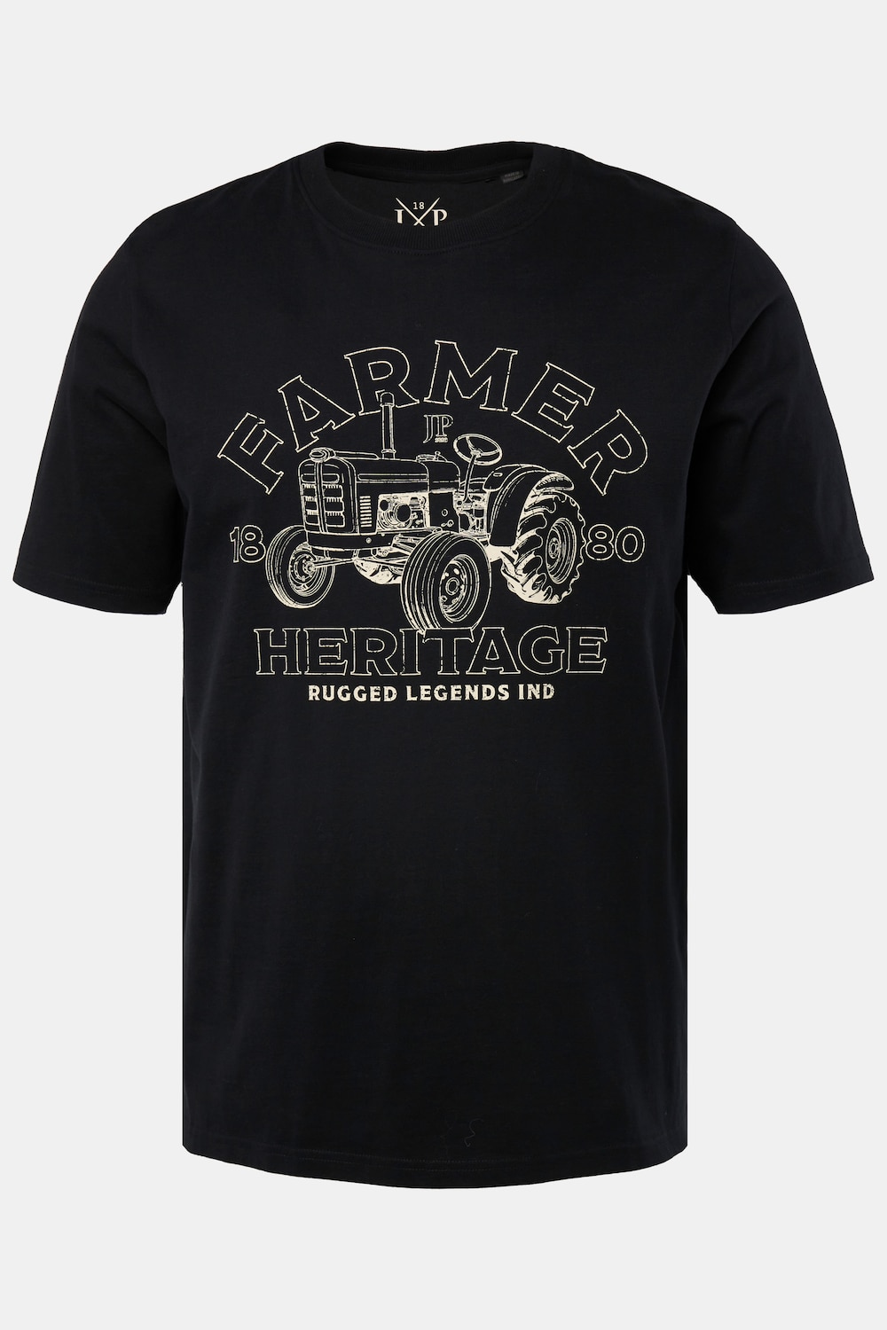 JP 1880 T-Shirt, Workwear, Halbarm, großer Print, bis 8 XL