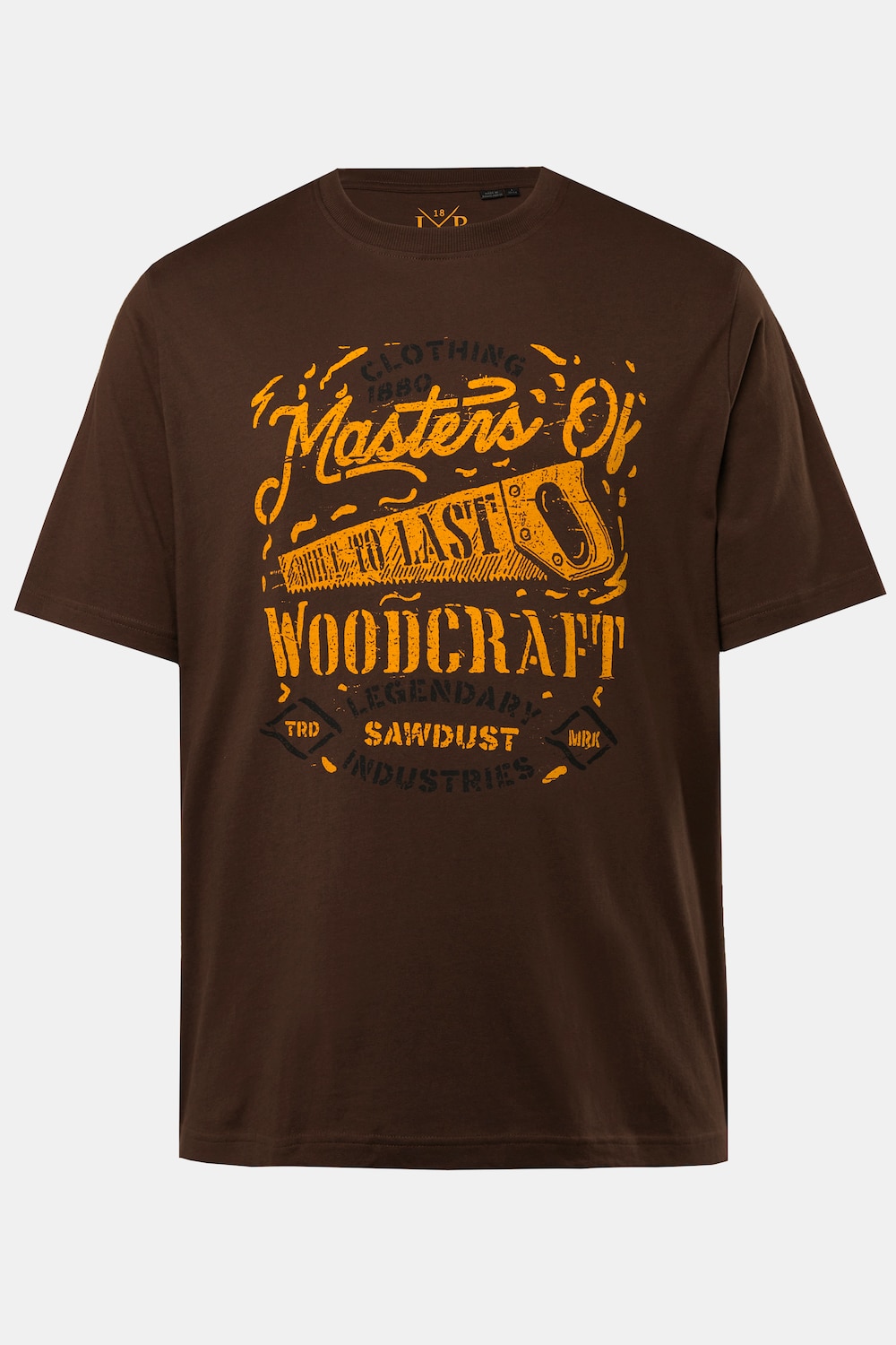 JP 1880 T-Shirt, Workwear, Halbarm, großer Print, bis 8 XL