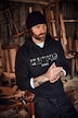 Sweat-shirt à capuche JP 1880, molleton et grand imprimé - jusqu'au 8 XL