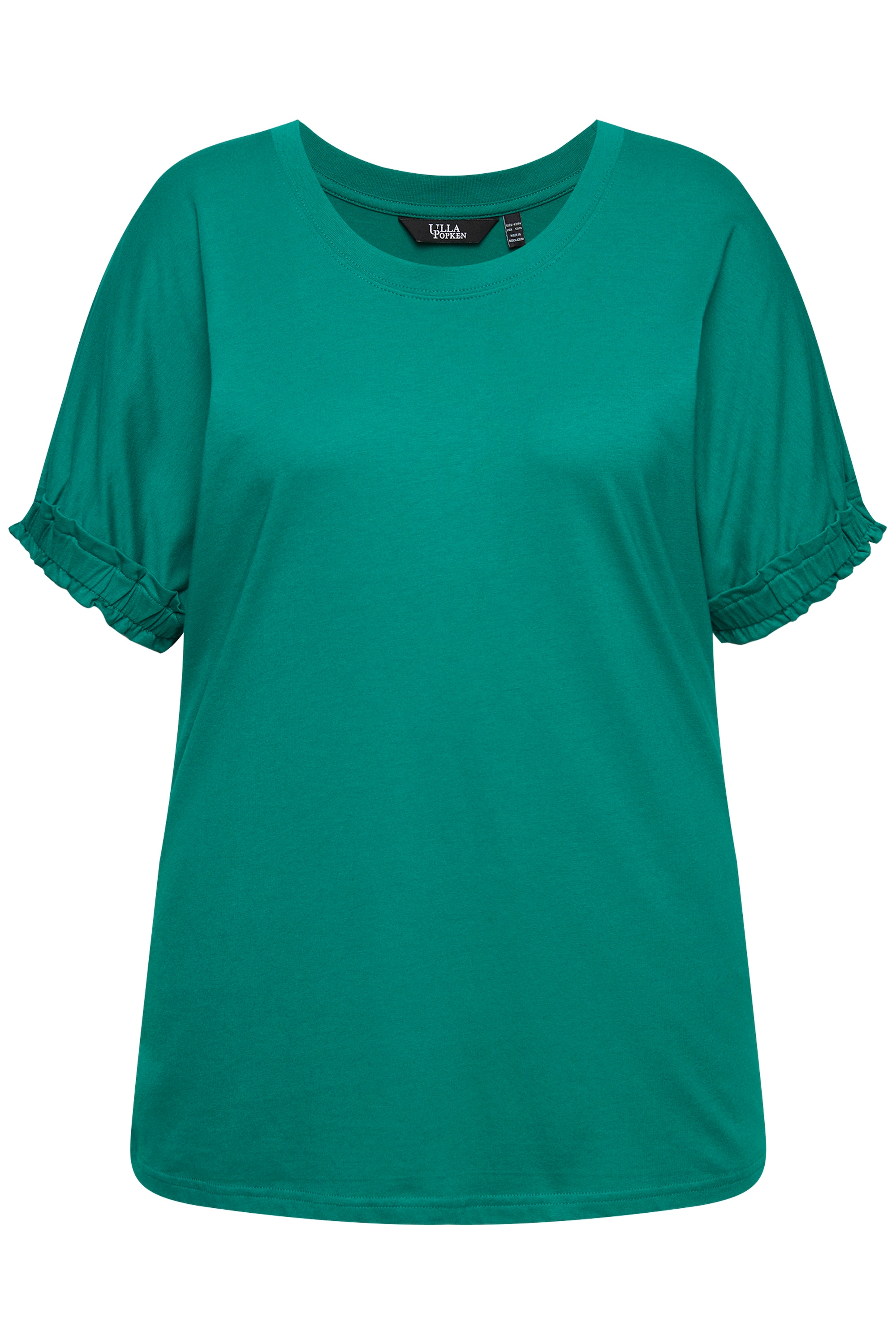 Ulla Popken Damen große Größen T Shirt Rüschen Halbarm Modalmischung 830808