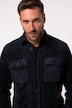 Chemise à carreaux JP 1880, collection Workwear, manches longues et col Kent, coupe Modern Fit - jusqu'au 8 XL
