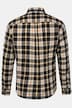 JP 1880 ternet flannelskjorte, lange ærmer, Kent-krave, moderne pasform, op til 8XL