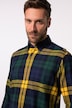 JP 1880 Karo-Flanellhemd, Langarm, Buttondown-Kragen, Modern Fit, bis 8 XL