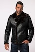 Caban en cuir d'agneau nappa JP 1880, doublure en fausse fourrure – jusqu'au 7 XL