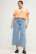 Culotte-farkut, Wide Legs, cutted lahkeensuu