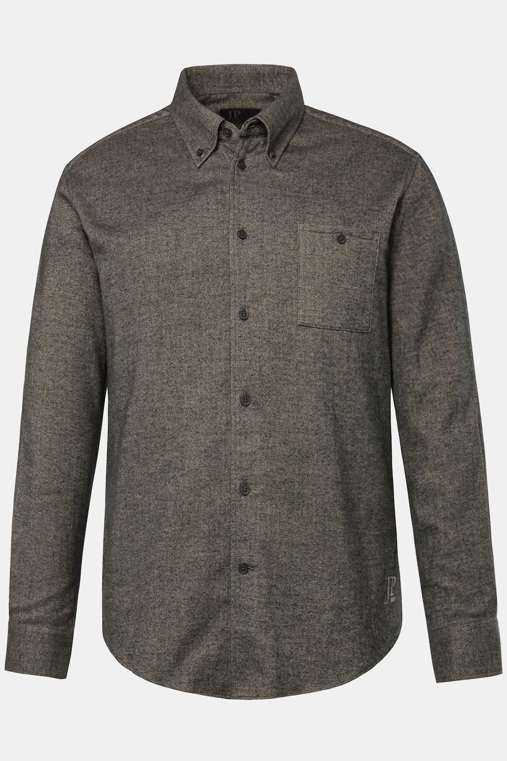 JP 1880 overhemd, lange mouwen, herringbone, buttondown-kraag, Modern Fit, tot 8XL