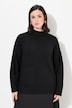 Pullover, Oversized, Stehkragen, Langarm, Tasche